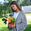 Квіти в коробці "Соковита осінь"