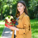 Квіти в коробці "Стигла пора"
