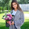 Квіти в коробці "Квіткове дякую"