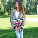 Квіти в коробці "Квіткове дякую"