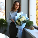 Букет из роз и хризантем "Свежесть"