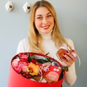 Подарочный набор с цветами и вареньем