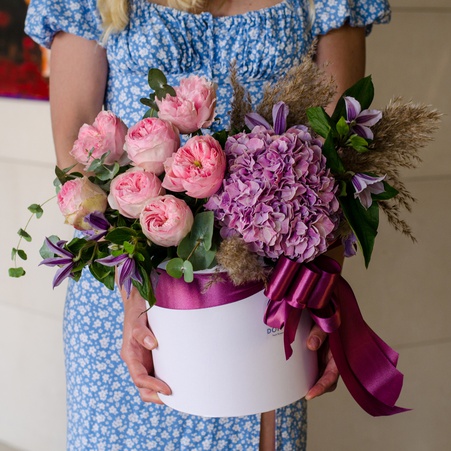 Квіти у коробці "Солодка мелодія"