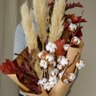 Букет з бавовни "Дари осені"