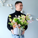 Квіти в коробці "Екзотична спокуса"