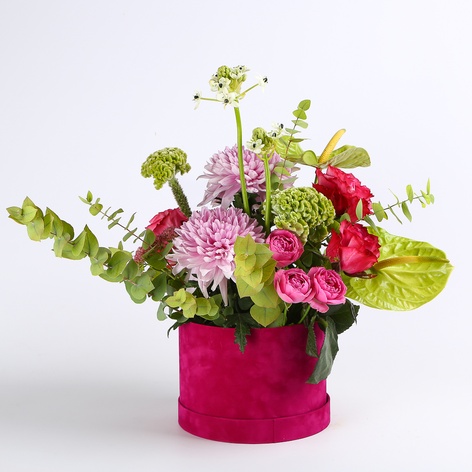 Квіти в коробці "Осіння пора"