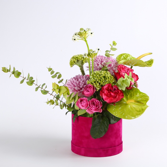 Квіти в коробці "Осіння пора"