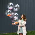Оберемок куль Bubbles з пір'ям і конфетті