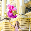 Оберемок повітряних куль з цифрою