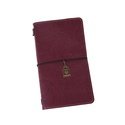 Блокнот шкіряний Рим, бордовий