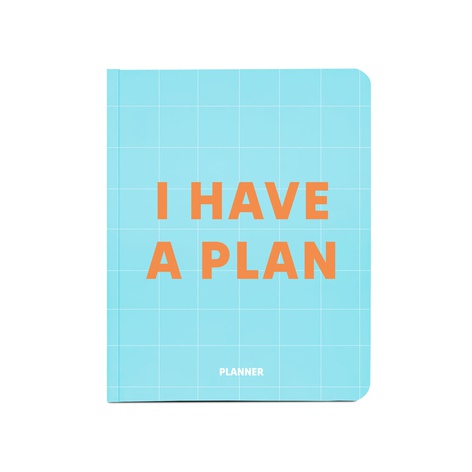 Планер "I have a plan", бірюзовий