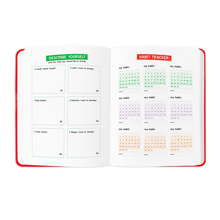 Планер "I have a plan", красный