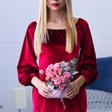 Цветы в конверте "Нежные розы"
