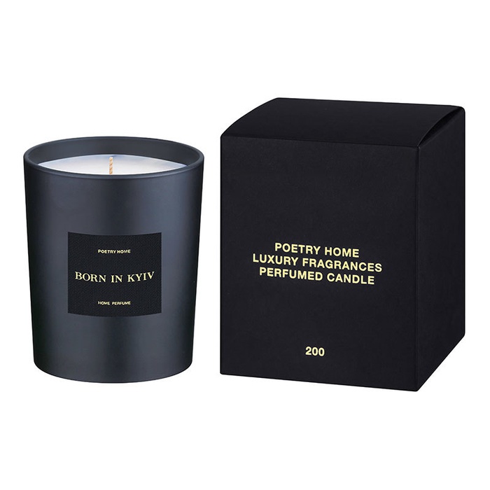 Парфюмированная свеча Poetry Home BORN IN KYIV