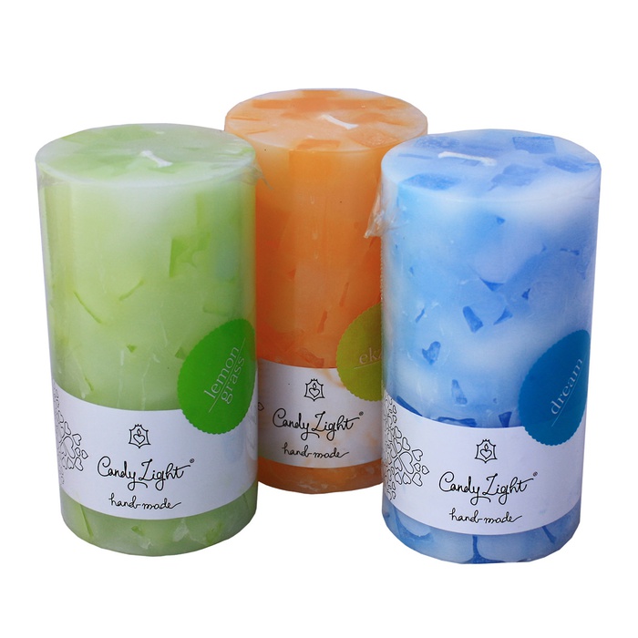 Арома свічка циліндр в асортименті Candy Light