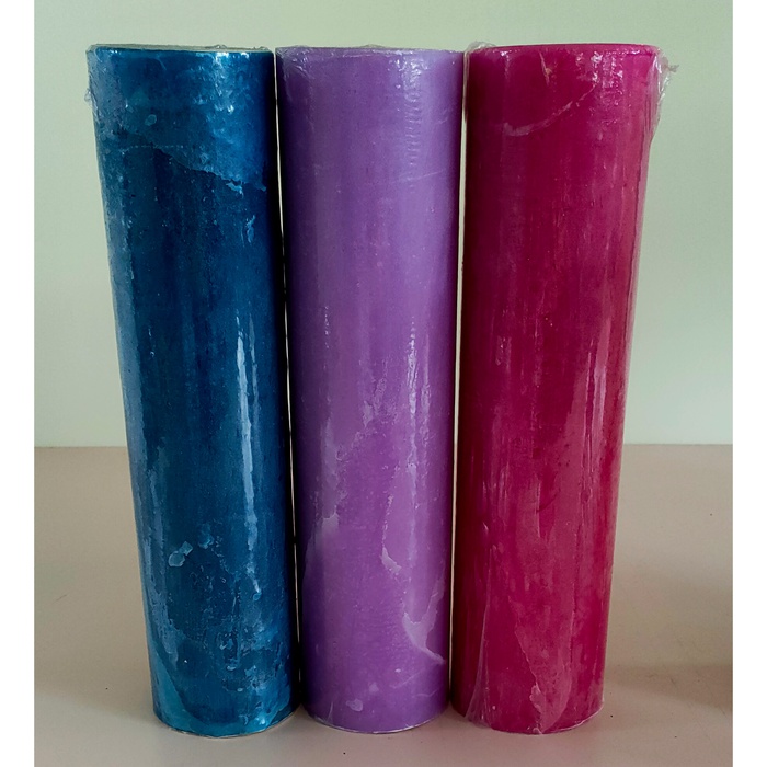 Свеча цилиндр Pragnis в ассортименте, 40 см