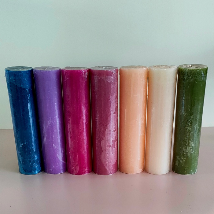 Свеча цилиндр Pragnis в ассортименте, 40 см