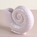 Керамічна ваза "Місячна спіраль" лілова, велика
