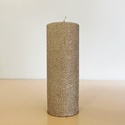 Свічка циліндр рептилія беж, L