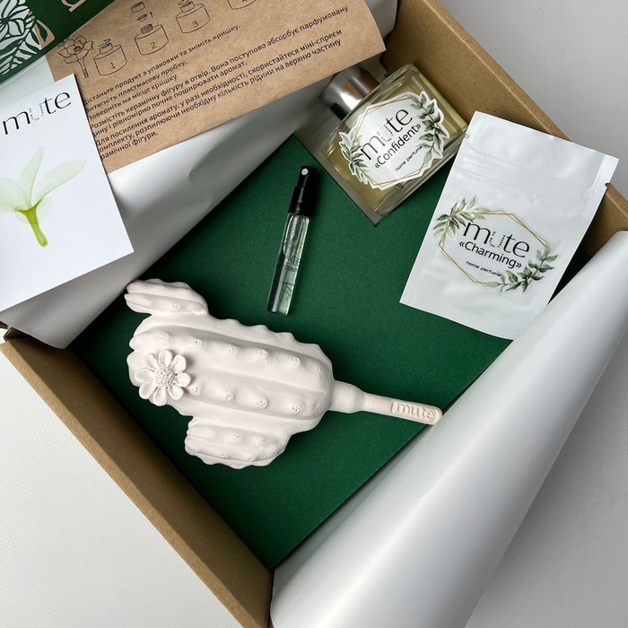 Керамический аромадиффузор MUTE Кактус Confident, 120 мл