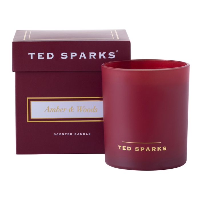 Свеча "Амбра & Дерево" - Ted Sparks