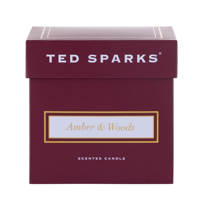 Свеча "Амбра & Дерево" - Ted Sparks