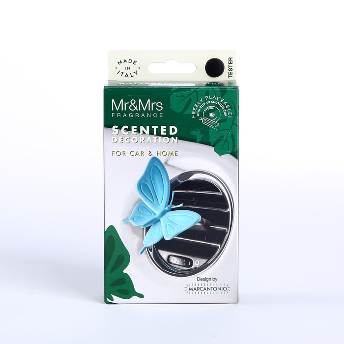 Ароматизатор в машину и для дома Mr&Mrs FOREST BUTTERFLY Cucumber - Blue/White/Black/Pink