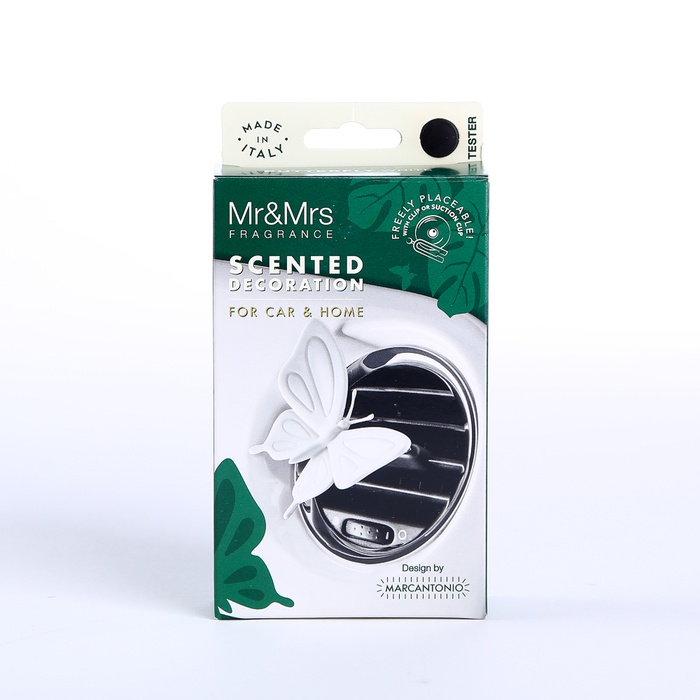 Ароматизатор в машину и для дома Mr&Mrs FOREST BUTTERFLY Cucumber - Blue/White/Black/Pink