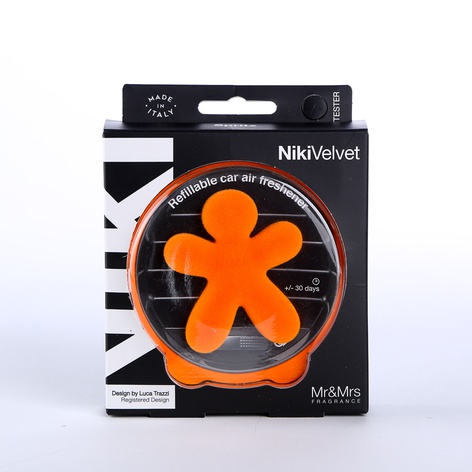 Ароматизатор в машину чоловічок Mr&Mrs NIKI VELVET Spritz - Orange