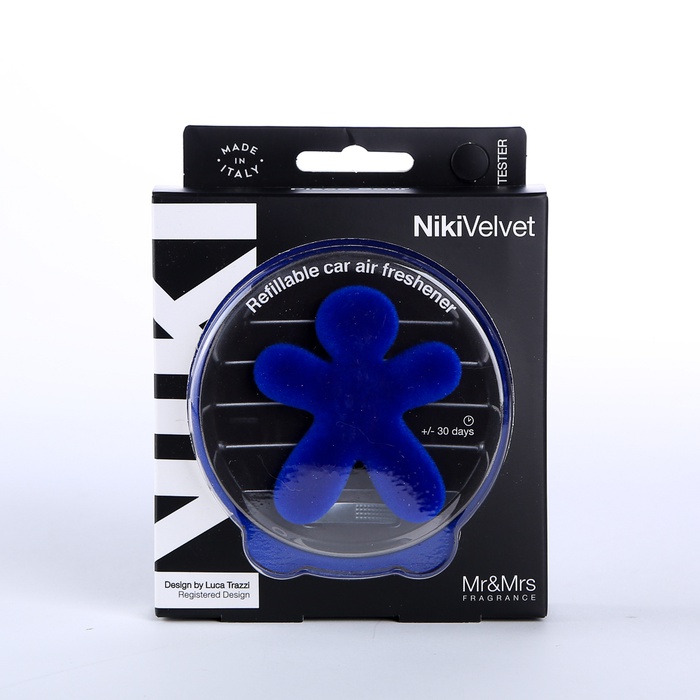 Ароматизатор в машину человечек Mr&Mrs NIKI VELVET Pisco Sour - Blue
