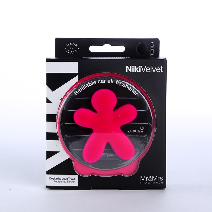 Ароматизатор в машину человечек Mr&Mrs NIKI VELVET Cosmopolitan - Fuxia