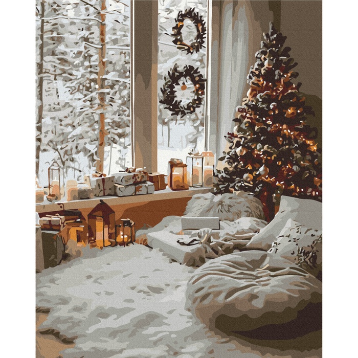 Картина по номерам "Магия зимнего дня"