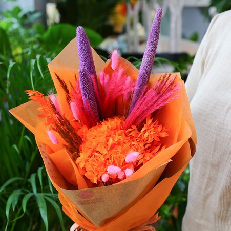 Букет із сухоцвітів "Барвистий"