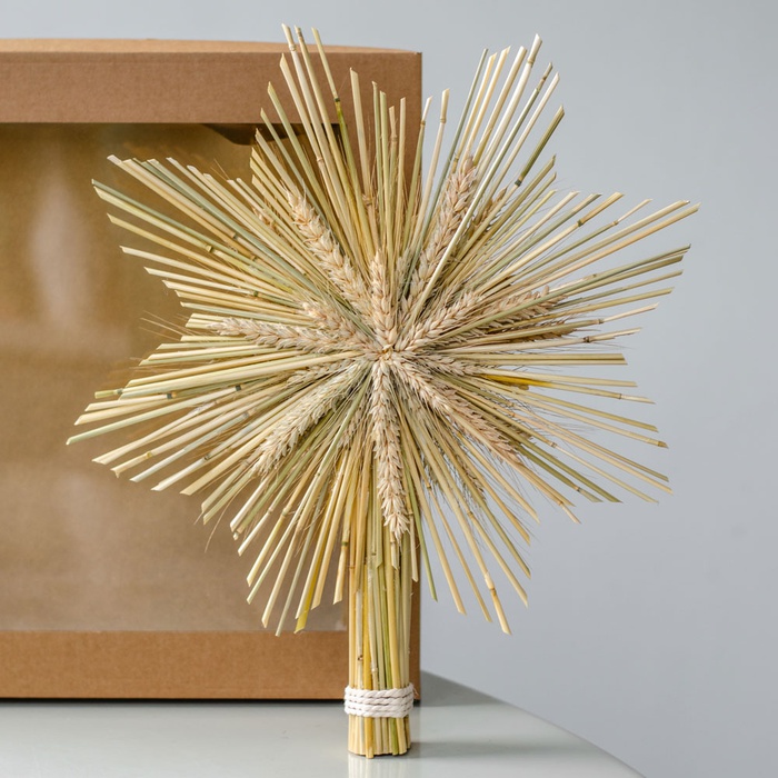 Звезда-оберег из пшеницы