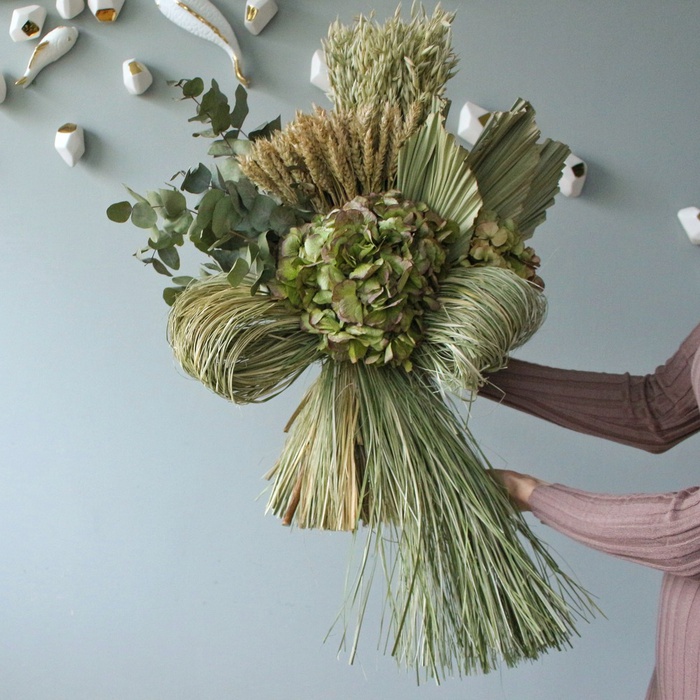 Букет из сухоцветов "Трогательная Красота"