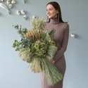 Букет из сухоцветов "Трогательная Красота"