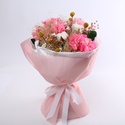 Букет із сухоцвітів "Рожева тиша"