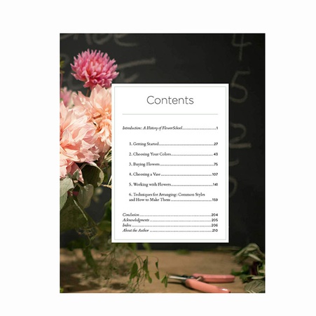 Книга на подарунок Flower School: A Practical Guide to the Art of Flower Arranging