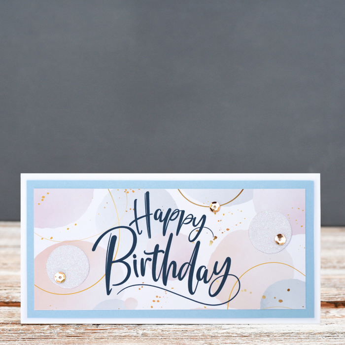 Конверт ручной работы "Happy Birthday"