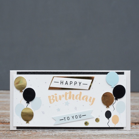 Конверт для грошей "Happy Birthday"