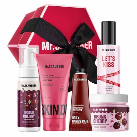 Подарунковий набір Cherry Kiss Mr.SCRUBBER
