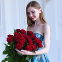 21 червона троянда Гран Прі 70 см