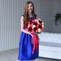 Букет микс из 35 роз 3-х сортов