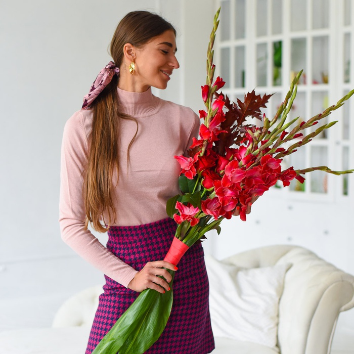 Гладіолус червоний