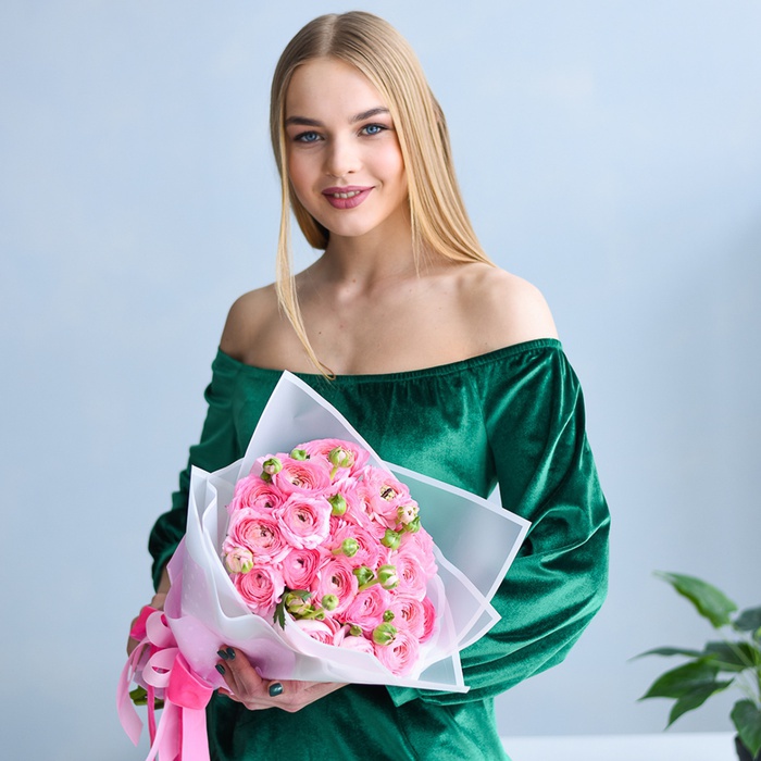 Ранункулюс рожевий