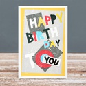 Открытка ручной работы "Happy Birthday to you"