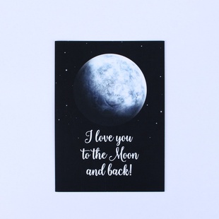 Листівка Love you міні