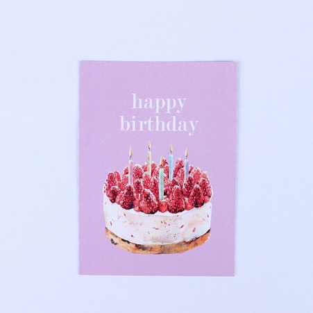 Міні листівка Happy birthday