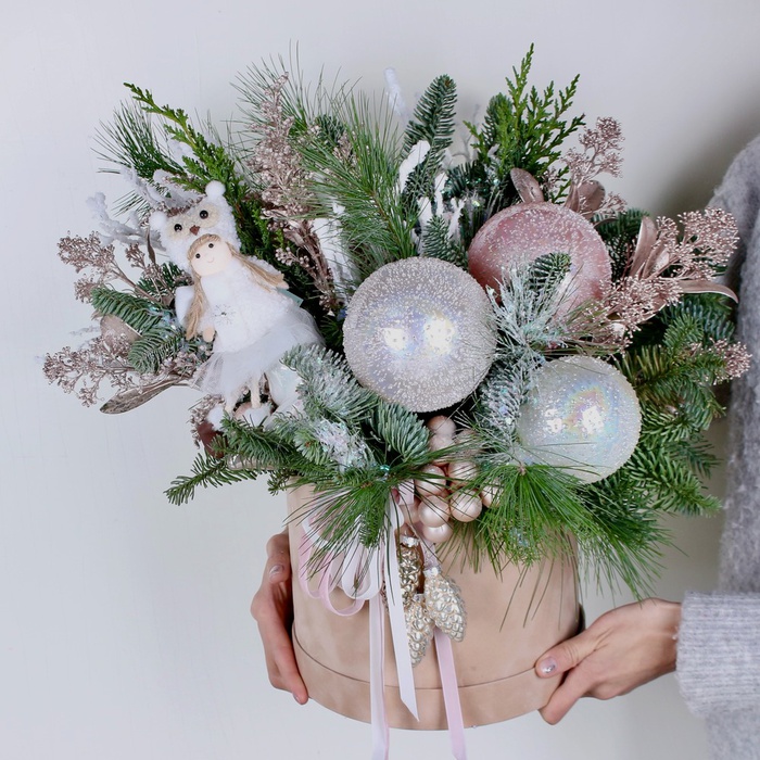 Подарунковий набір з новорічним декором