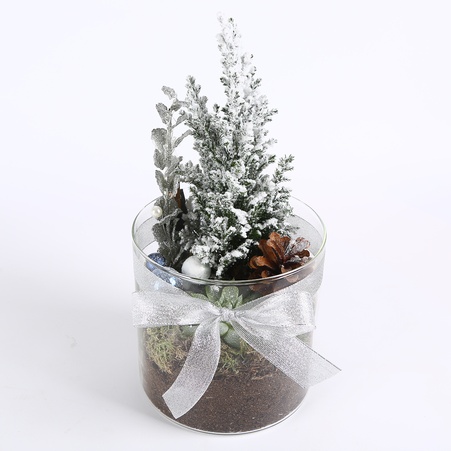 Композиція у вазі "Морозне сяйво"